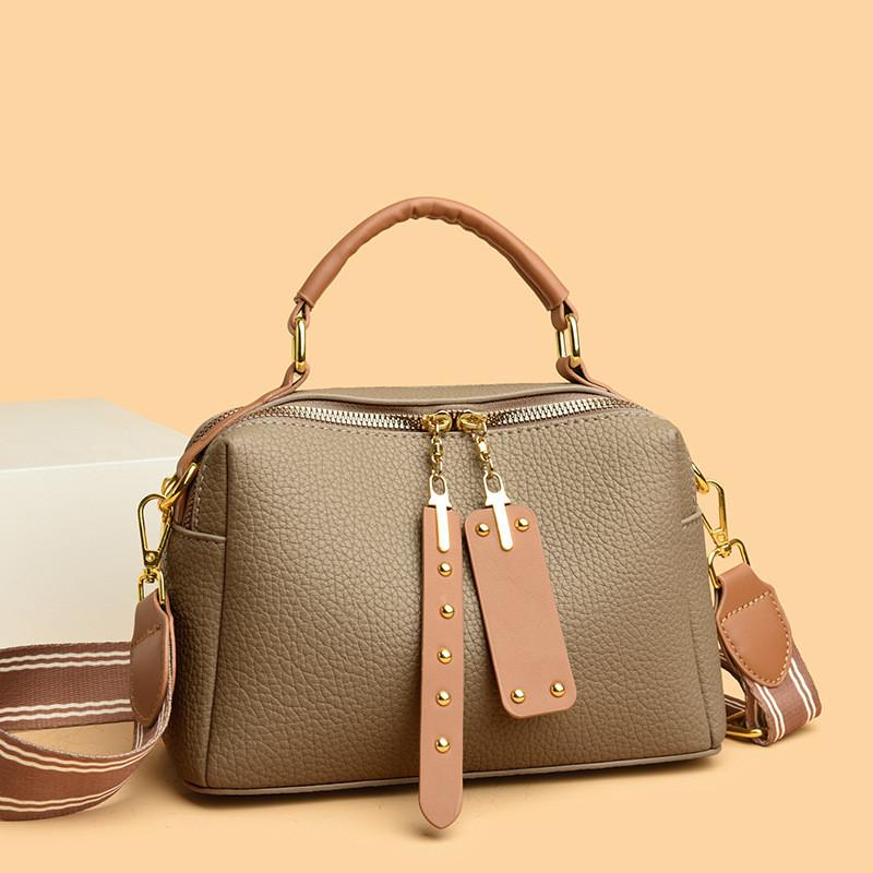 New trendy pillow bag niche small handbag Versatile crossbody bag simple and fashionable bag solid color shoulder bag for women