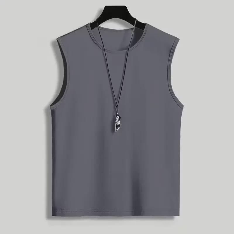 Gilet Sportivo Estivo Trendy Senza Maniche da Uomo - Vestibilità Larga Casual per Studenti e Ragazzi