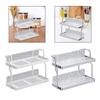 Bathroom Storage Rack Cosmetic Tray Jewelry Organizer Multipurpose Tea Cup Holder