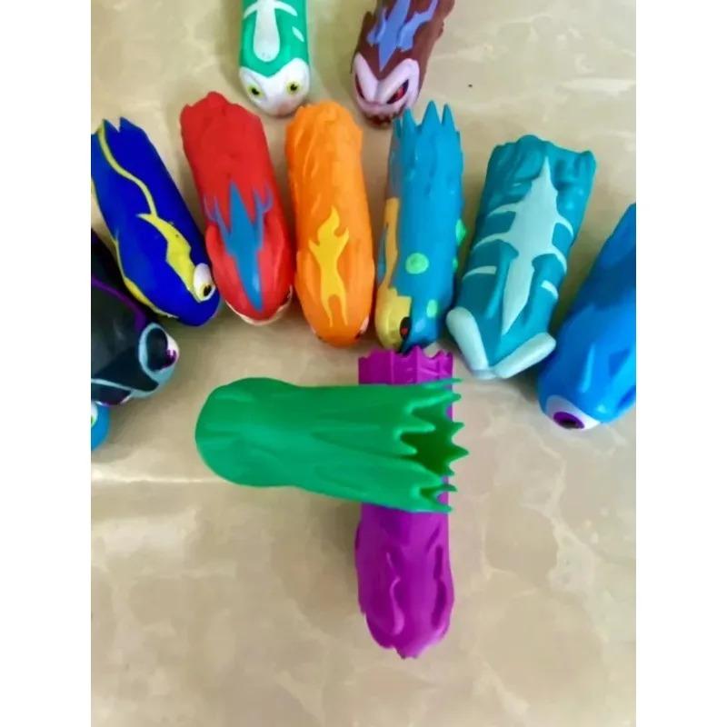 5PCS Slugterra 1 Play Gun's AMMO Soft Rubber Bullet for Slugterra Gun Bullet Terra Slugterra Gun Toy Figure Kid Xmas Birthday Gift