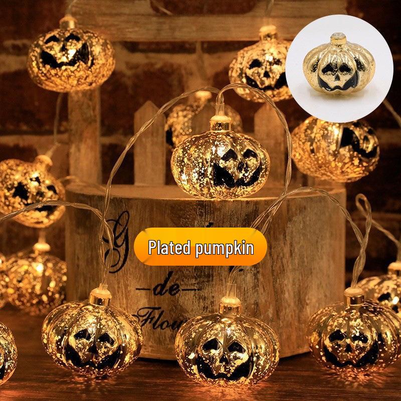 Halloween LED Fairy Lights: Pumpkin, Skeleton, Ghost & Hand Decorations for Indoor Ghost Festival Ambiance