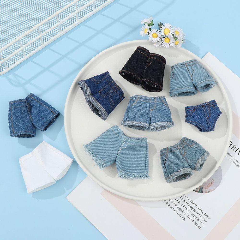 Fashion 11.5" Casual Wears Leather Pants Shorts Floral Jeans Clothes Accessories Dolls Trousers