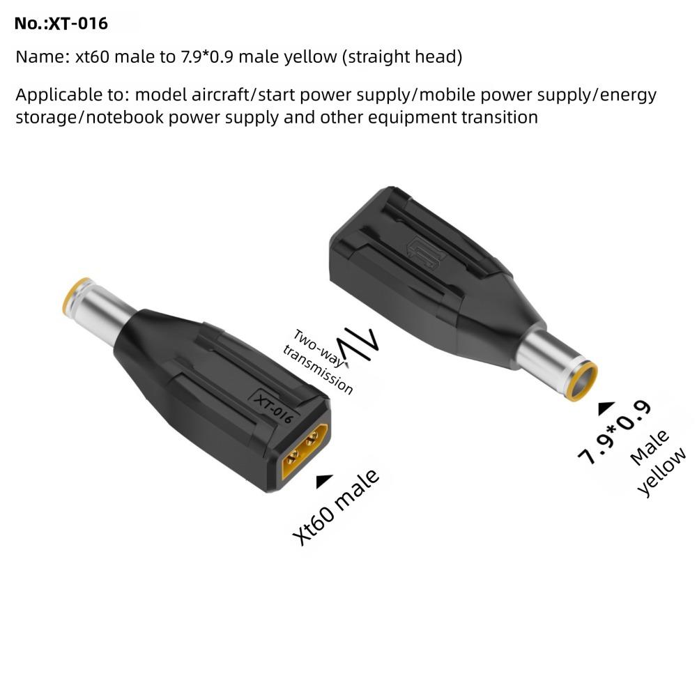 5525 7450 USB C to XT60 Adapter 20V/5A Male to Female XT60 to EC5 Converter for Airplane Model Energy Storage Outdoor Power