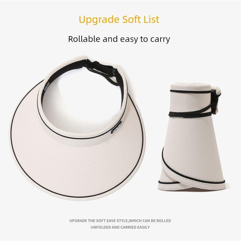 

2024 New Arrival Sun Protection Hat Big Brim Women s Sun Hat Ice Silk Fashion Sun Hat All-Matching Hat Children [Candy Folding] Beige