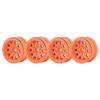 1.9in Wheel Rims RC Beadlock Wheels Rims for Axial SCX10 for Traxxas 1 10 RC Crawler Cars Orange