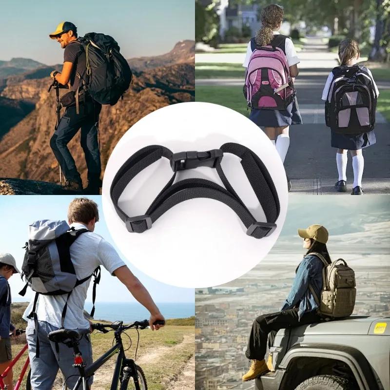 Backpack Chest Bag Strap Harness Adjustable Shoulder Strap for Bag Camping Tactical Bags Straps for Backpack Accessories