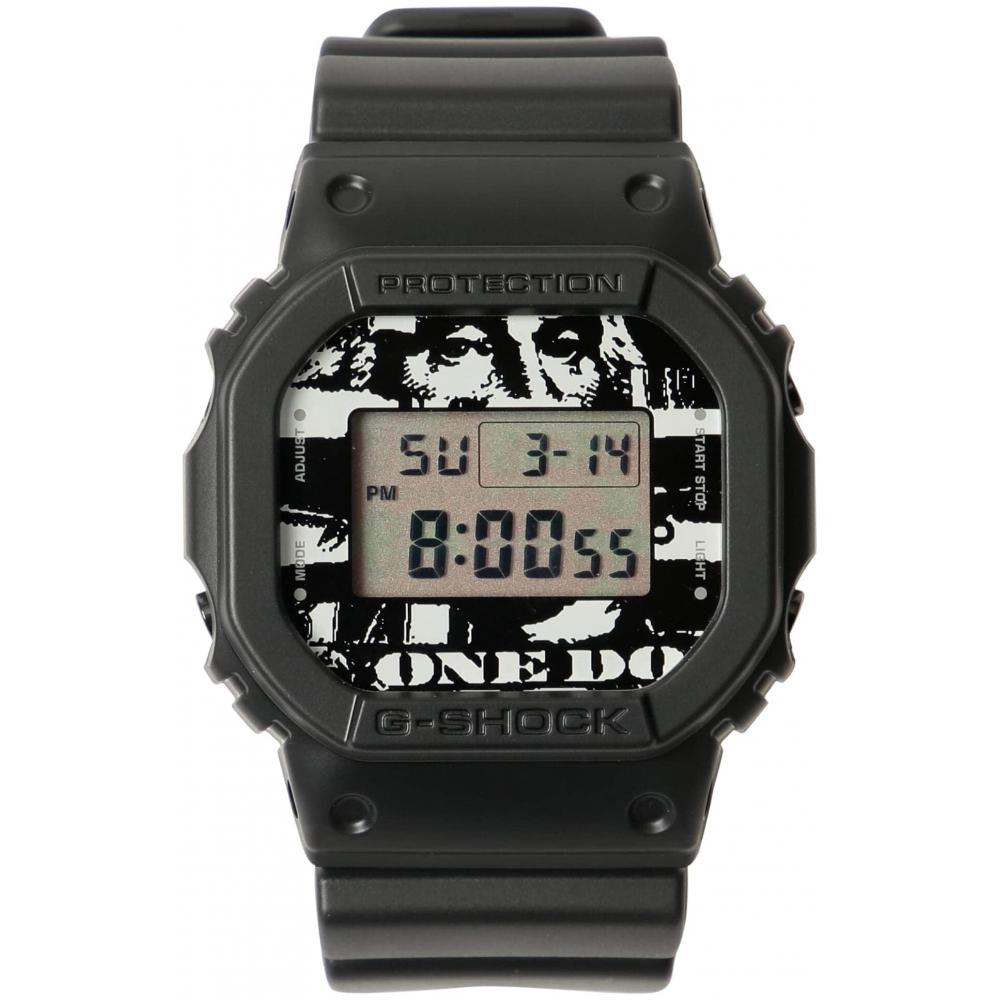 

(БАЛКИ) BEAMSWatch G-SHOCK KOUSUKE KAWAMURA × BEAMS T Специальный заказ DW 5600-E 1-долларовая купюра измельчена Мужские ЧЕРНЫЕ -