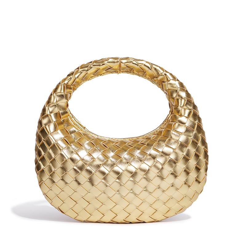 

Mini Dumpling Bag Fashion Chain Shoulder Handbag Handwoven Oblique Span Women S Bag 21*7*15cm