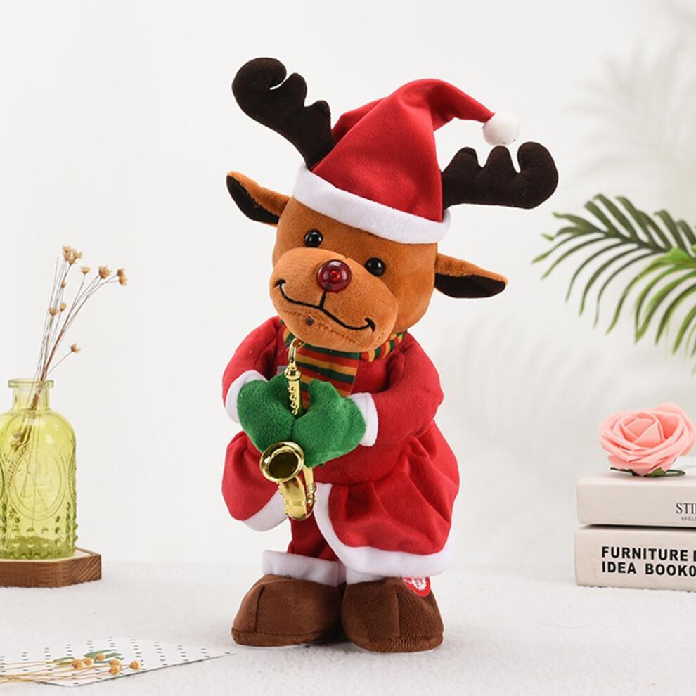 Singing Dancing Christmas Tree Plush Toy With Music Movement-3