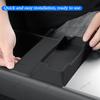 For Tesla Model 3 Y Juniper 2025 2026 Center Console Armrest Storage Box Glasses Holder Tray Case Organizer Interior Accessories