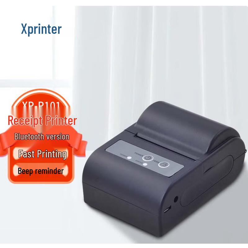 Xprinter XP-P101 Portable 58mm Bluetooth Thermal Printer CN plug (adapter included)