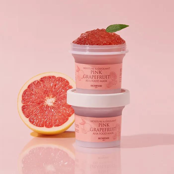 [Exclusive brush included] Pink Grapefruit Aha Food Mask
