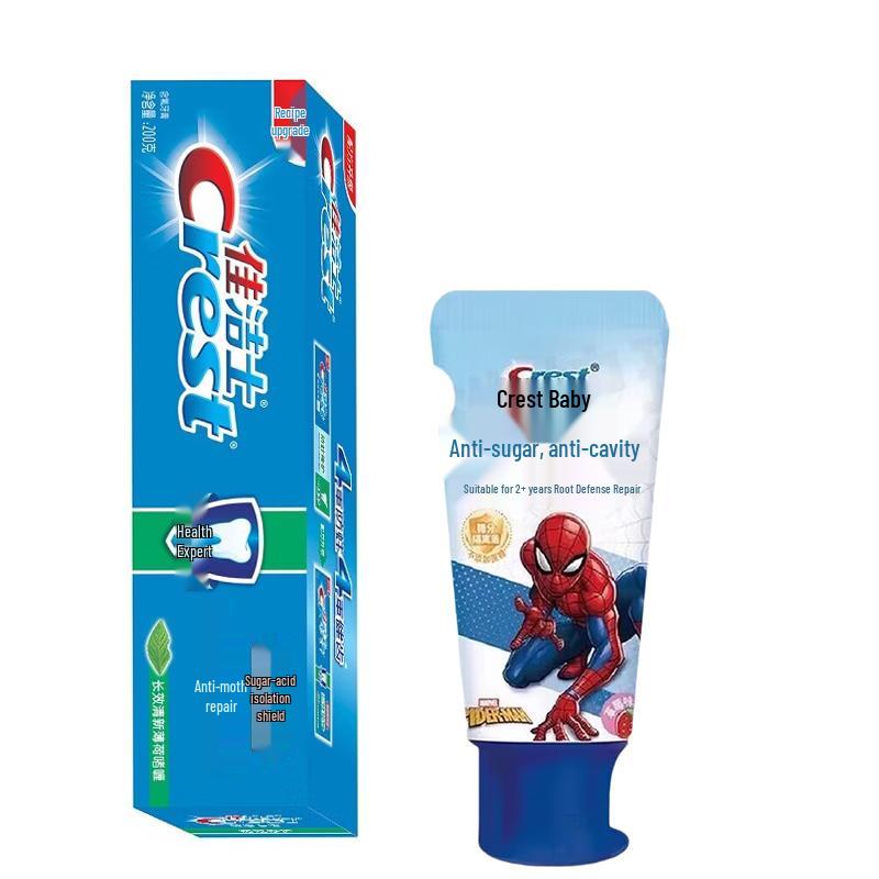 Crest Anti-Cavity Toothpaste Bundle: Adult & Kids Spider-Man