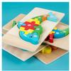 Montessori Wooden Toddler Puzzles for Kids Montessori Toys for Toddlers 2 3 4 Years Old for Toddler Dinosaur Toy
