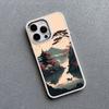 Japanese Aesthetic Mount Fuji Landscape Phone Case For iPhone 13 12 11 Pro Max 14 7 8 Plus XR XS X 15 16 Pro Max Silicone Cover