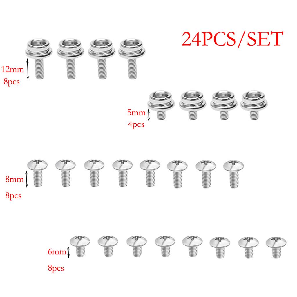 Sports Equipment Maintenance 5 6 10 12mm Helmet Repair Screws Stainless Steel Sport Screws Repair Tool Stainless Fasteners