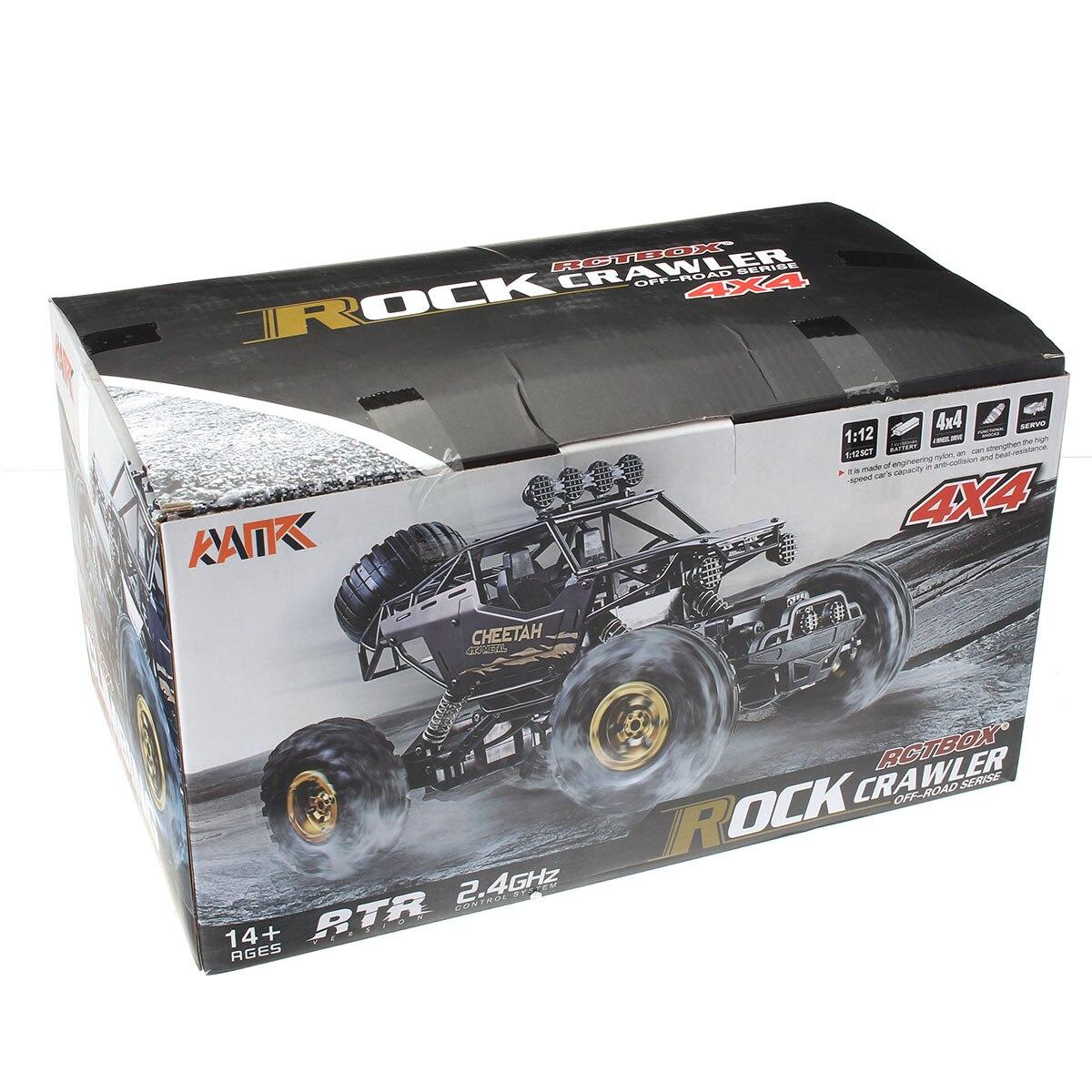 1:12 36 см 4WD RC CAR высокоскоростной гоночный внедорожник двухмоторный привод Bigfoot — фото 6