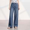 FivePlus Women's Mid-High Waist Classic Straight Leg Jeans