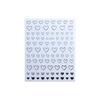 Trendy Silver Mirror Nail Stickers: Stars, Hearts, Moons & Chrome Designs