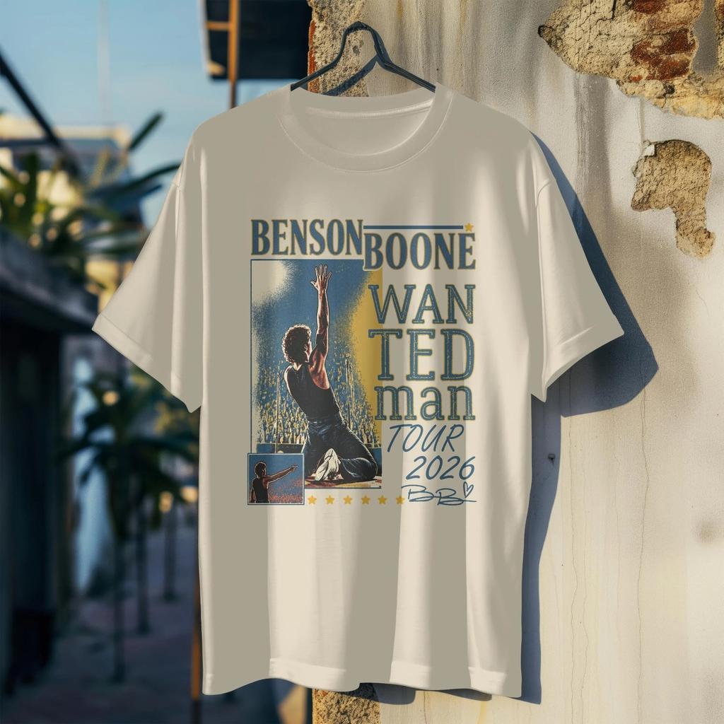 Benson Boone Wanted Man Tour 2026 Shirt, Vintage Music Fan Tee T-Shirt