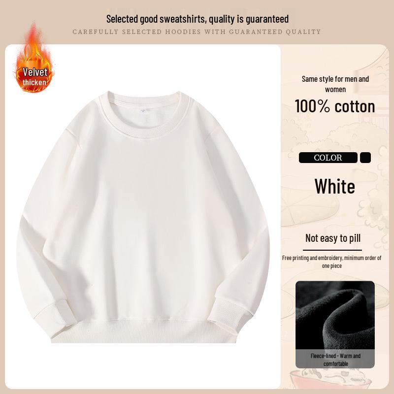 Dark Green Cotton Hoodie with Logo: Corporate Team or Class Uniform, Long Sleeve, Round Neck for Autumn/Winter.