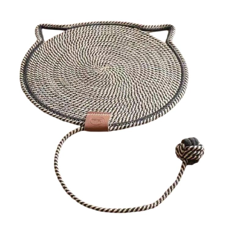 Cotton Rope Cats Scratcher Post Mat Essential Cats Toy for Claw Care Scratches-Resistant Engaging for Home