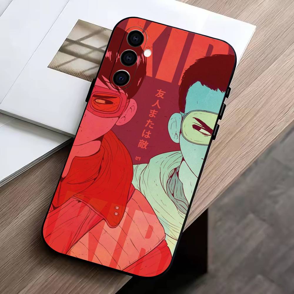 

AA-Anime Akira Shotaro Kaneda Phone Case For Samsung Galaxy A73,A72,A71,A70,A53,A52,A51,Others Soft Black Cover Samsung a21