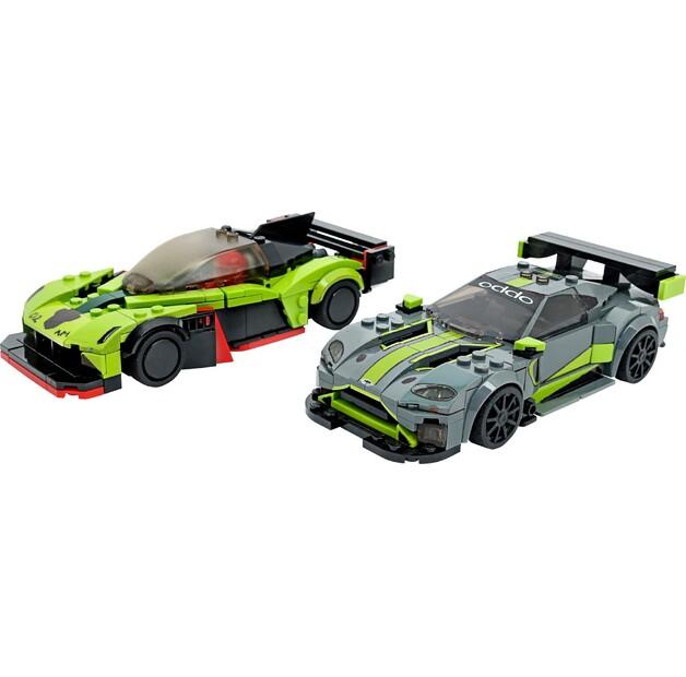 LEGO Speed Champions 76910 Aston Martin Valkyrie AMR PRO и Aston Martin Vantage GT3