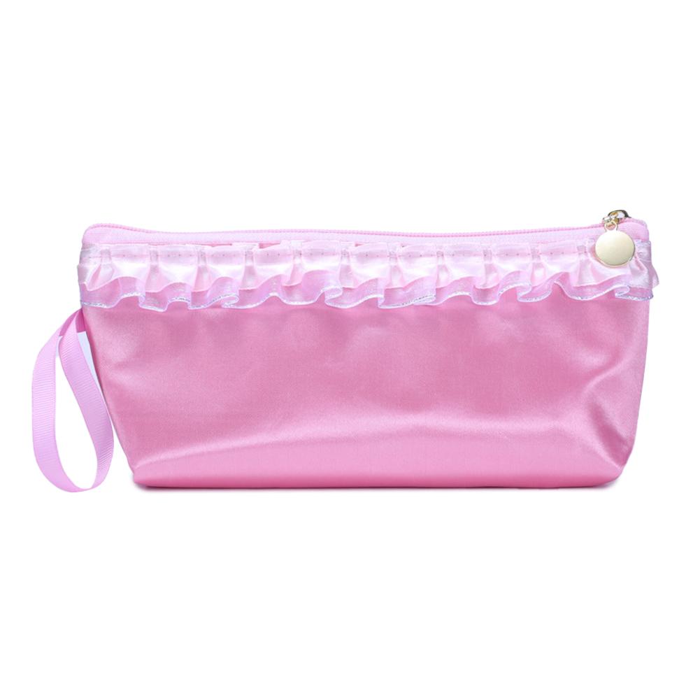 13*24.5CM Lace Dance Shoes Storage Bag Children's Waterproof Satin Stationery Organizer Pouch Dance Shoes Storage Bag