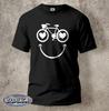Bicycle Shirt Cult T-shirt Fun Shirt Funny Smile Bike Love Bicycle S-5XL