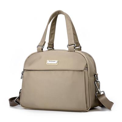 Nylonová nákupní taška s velkou kapacitou pro ženy crossbody taška taška přes rameno s horním držadlem 5vrstvá taška