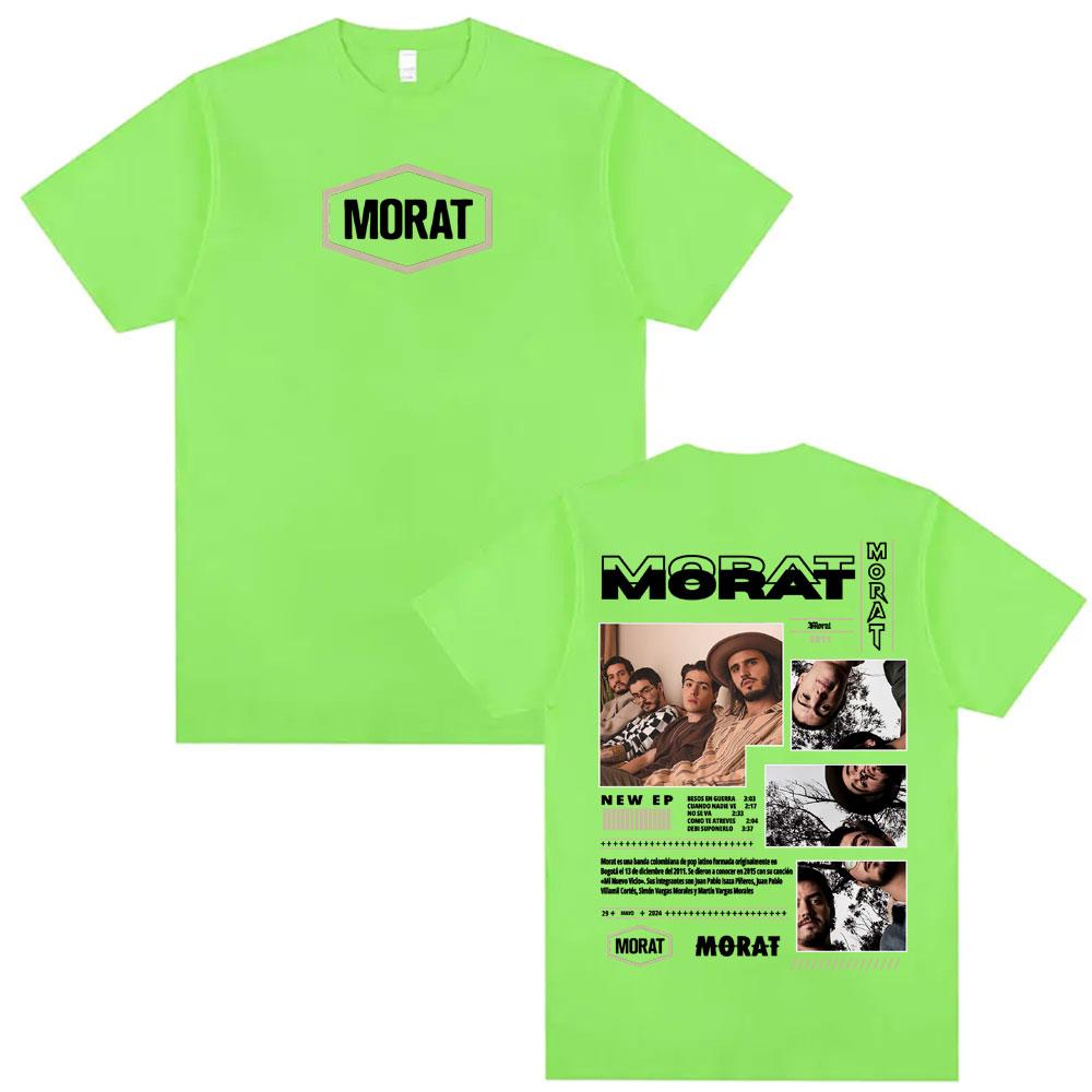 

Rock Band Morat Album 2025 Tour Merch Tshirts for Unisex Women Vintage Hip Hop Pop Music Tshirt Oversized Comfort Cotton T Shirts 4XL