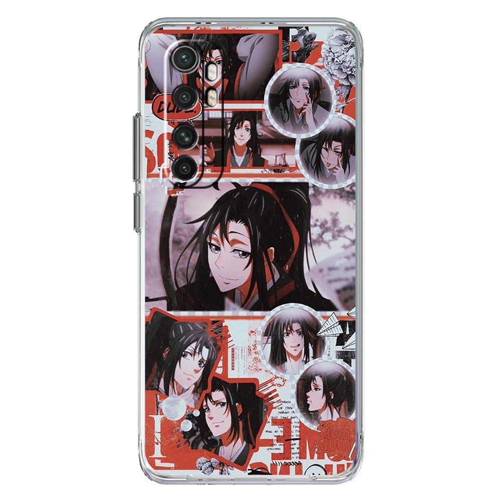 MDZS Anime Mo Dao Zu Shi Phone Case For Xiaomi Mi 12T 10 12 Lite 11 Ultra 11X 11T Pro 11i Poco X4 X3 NFC F3 M3 M4 5G Clear Cover