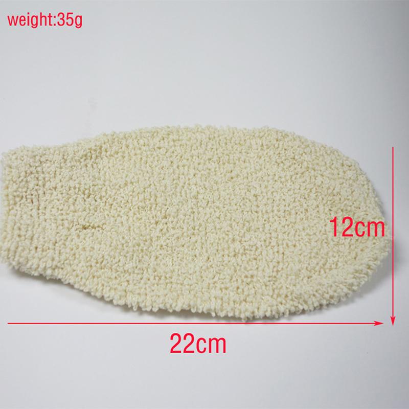 1Pc Shower Gloves Exfoliating Wash Skin Spa Bath Gloves Fiber Bath Scrubber