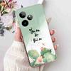 For Realme GT 7 5G 2025 RMX5061 Case Cute Girl New Flowers Soft Silicone TPU Cover For Realme GT7 GT 7T 5G Global Phone Cases