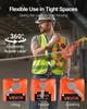 Manual Lever Chain Hoist, 3/4T 750KG Capacity Heavy Duty Come Along, 6M Lift G80 Alloy Steel Chain With Dual Pawl Mechanical Brake, 360° Rotating