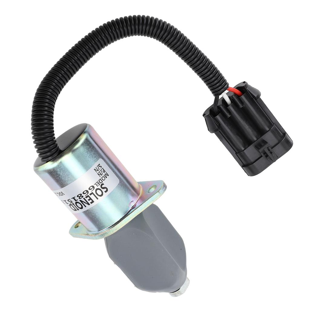 12V Fuel Shut Down Solenoid 6681513 Accurate Anti Interference Generator Fuel Cut Off Solenoid