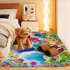 Cartoon T-Trolls Bathroom Mat Kids Room Bedroom Decoration Balcony Anti-Slip Doormat Living Room Welcome Rug