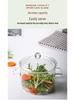 High-Temperature Resistant Large-Capacity Borosilicate Glass Pot for Steaming, Cooking, and Salads