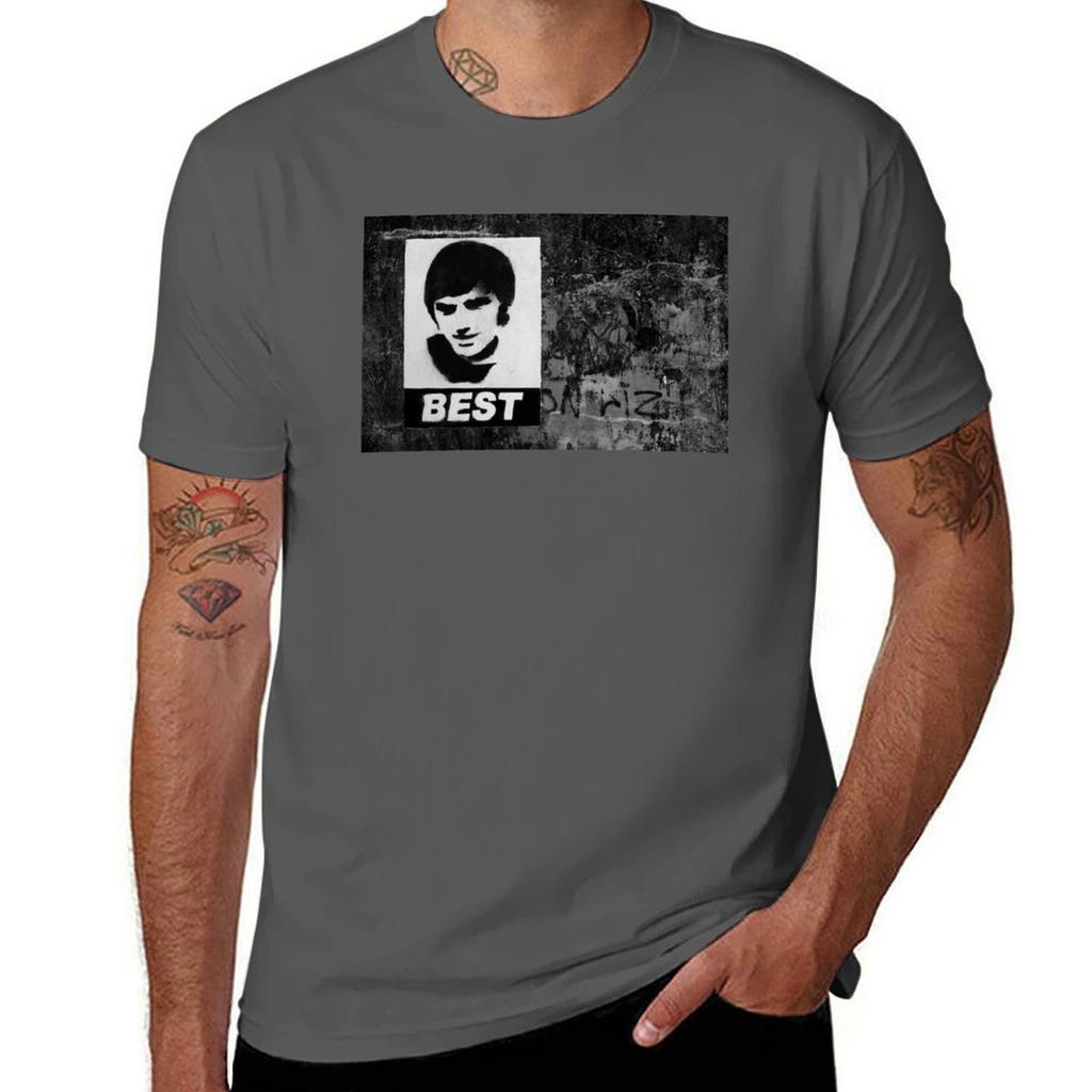 George Best Mono TShirt Sporty Breathable Short Sleeve TShirt