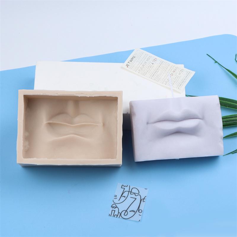 Statua Sztuki Zachodniej Forma na Świecę Ozdoby Ręcznie Robione Wosk Gips Mydło Narzędzia Rzemieślnicze DIY Silikonowa Forma do Mydła Dawid Pół Twarzy