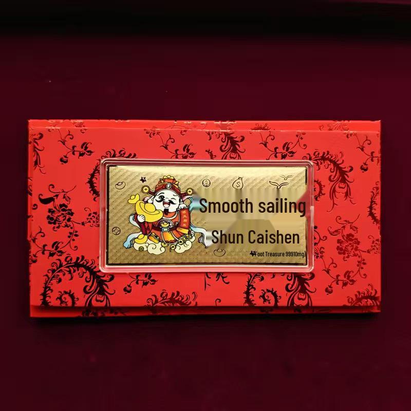 Year of the Horse 999 Gold Note 10mg - New Year Valentine's Gift for Men & Women In Red Envelope