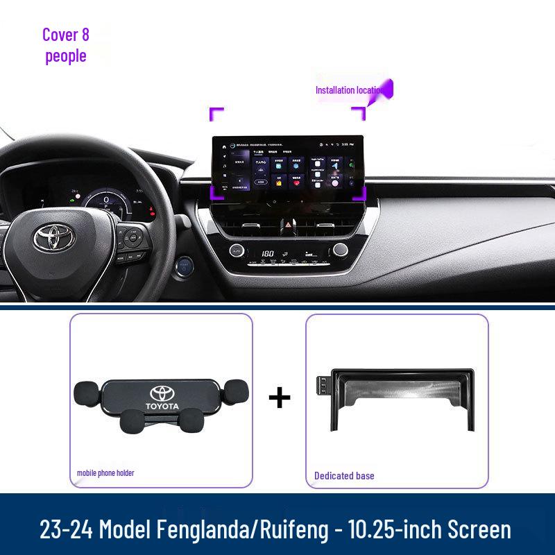 Car Phone Holder Screen Mount for 2022-2024 Toyota Frontlander/Raize