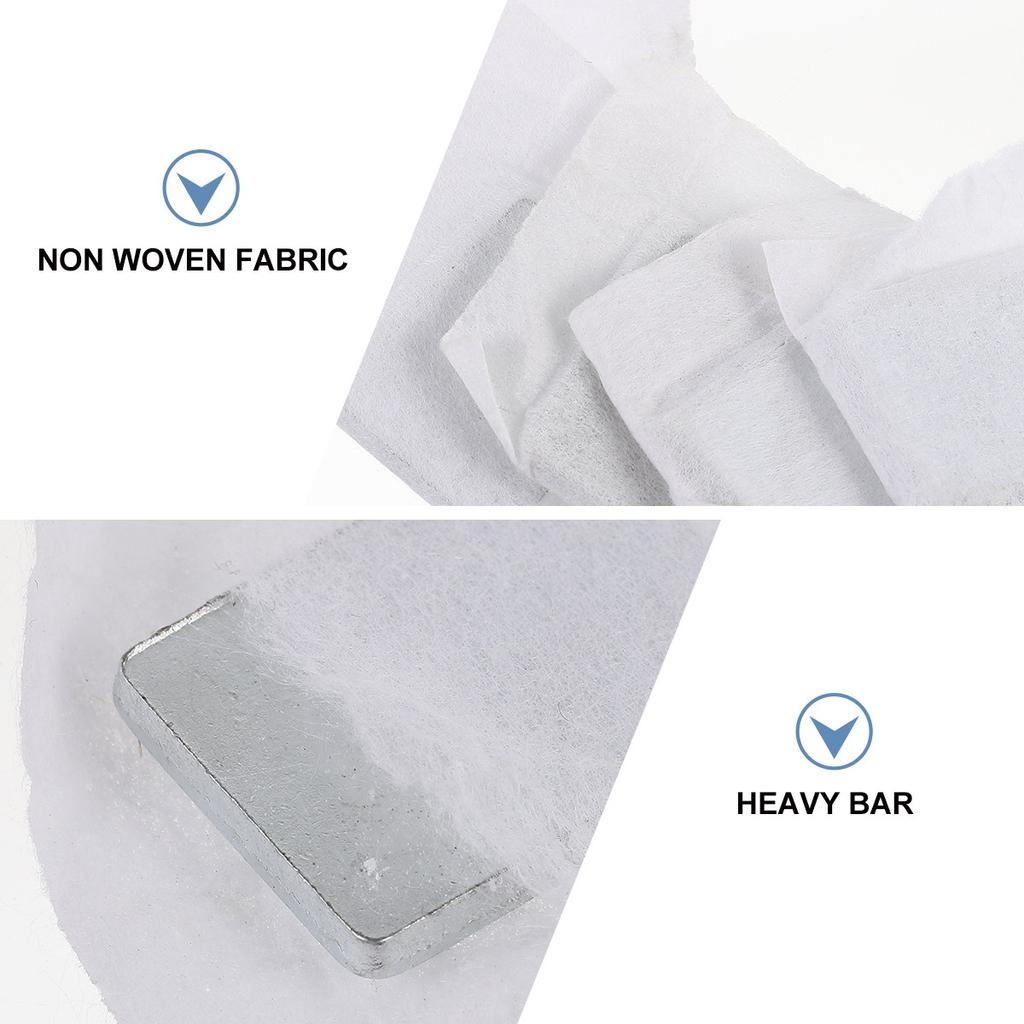 12Pcs Covered Drapery Weights 20G Metal Curtain Weight for Home Curtains Tablecloths Flags Stabilize Flapping Easy