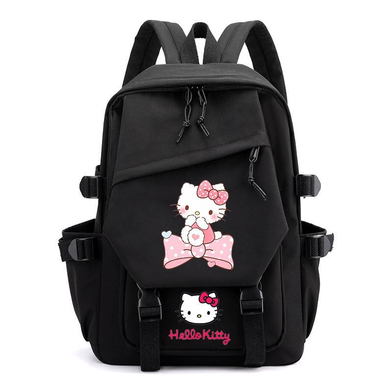 Hello Kitty Schulrucksack Für Mittelstufe Und Oberstufe Modisch Cartoon Nylon