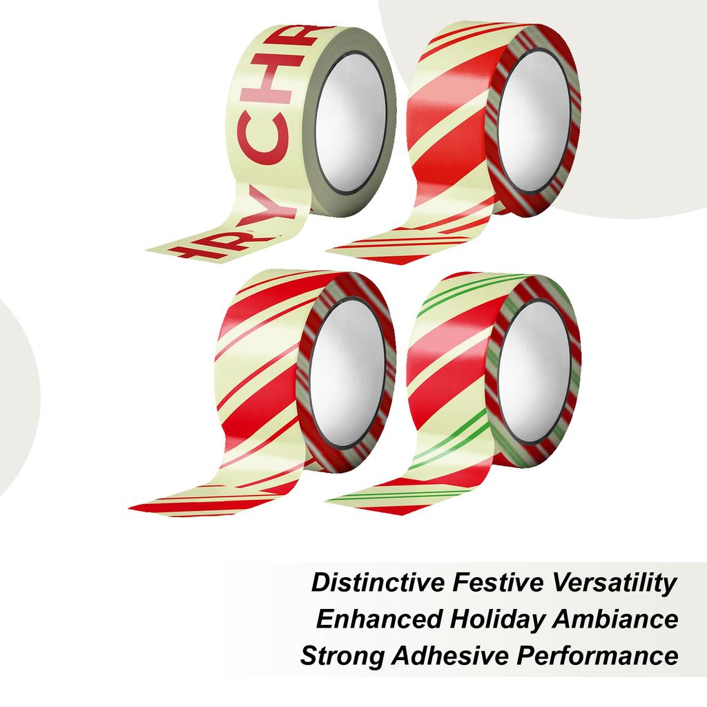 16,4ft Weihnachts-Absperrband DIY Weihnachten Im Dunkeln leuchtendes dekoratives Warnband Leuchtende Feiertagsdekorationsbandrolle