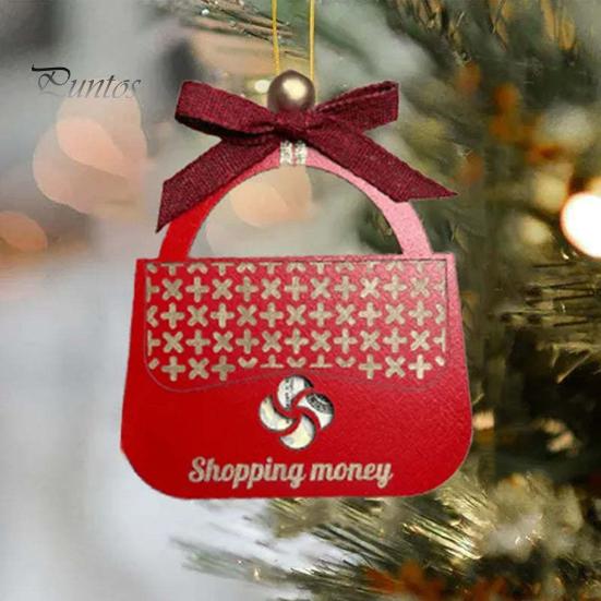 

Зажим для денег, подвеска в виде рождественской елки, креативная форма, гладкий край, без заусенцев, рождественский подвесной орнамент, аксессуары для вечеринок