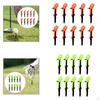 10 Pieces Golf Tees Accessories Training Wear Resistant Reusable Sturdy Equipment Golfing