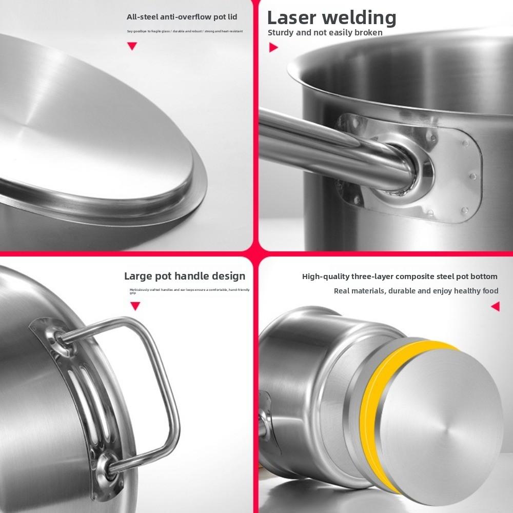 Stainless Steel Cooking Pot Practical Milk Pot New Sauce Pan  Kitchen Supplies