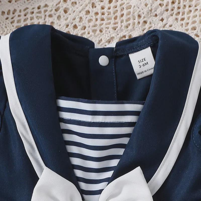 Neuer britischer Sommerrock im A-Form-Stil – süßes, atmungsaktives Kleid für Mädchen und Babys